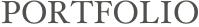                            PORTFOLIO